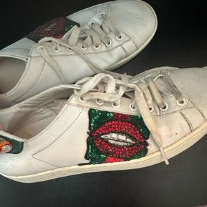 Gucci Lip Sneakers